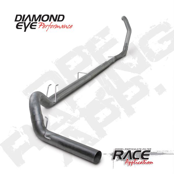 Diamond eye exhaust- 08-10 ford 5" alum-dpf race turbo back single-nb