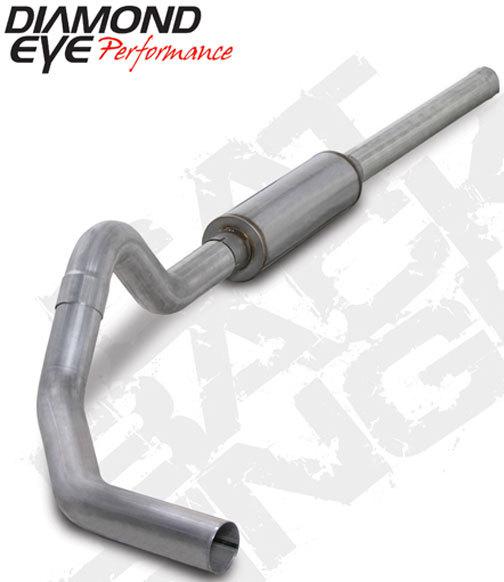 Diamond eye exhaust- 04-07 dodge 4" alum-cat back single