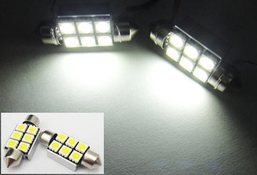 License plate light no error 6 smd led w210 mercedes e-class e320 e430 amg e55