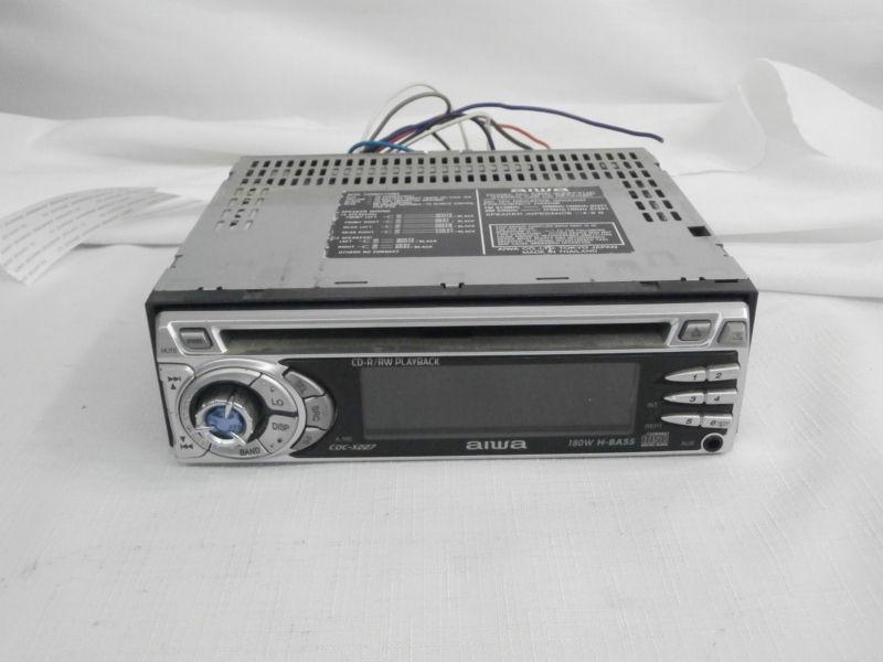 Car stereo in dash cd radio aiwa cdc-x227 with removable faceplate  not tested