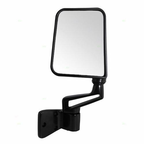 New drivers manual side view mirror glass housing 87-02 jeep wrangler suv