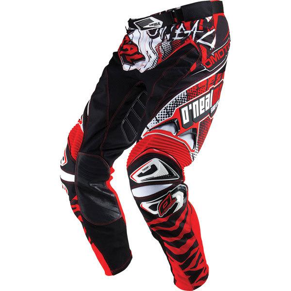 Black/red w38 o'neal racing hardwear automatic pants 2013 model