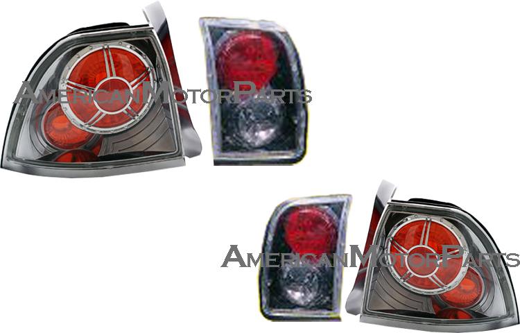 Depo pair euro gun metal style altezza tail lights 96-97 honda accord 2/4dr