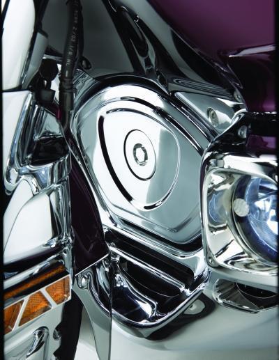 Goldwing gl1800 chrome steel timing chain cover