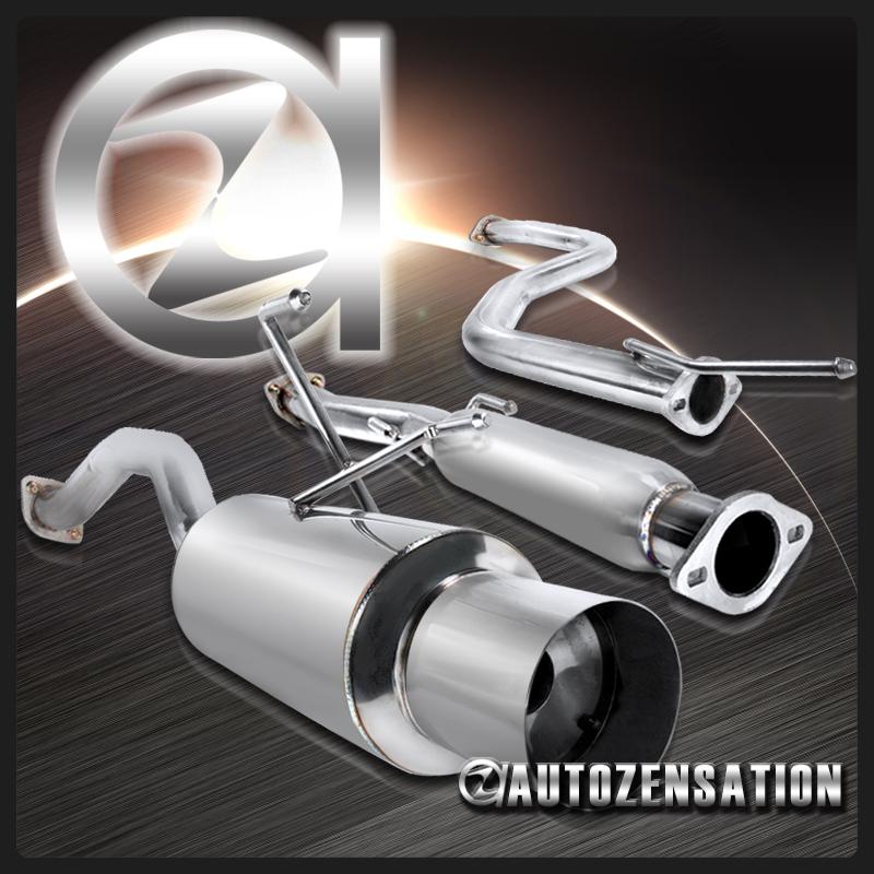 92-00 honda civic ex 2dr 4dr n1 exhaust muffler catback system