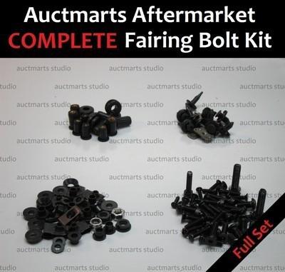 Honda vtr 1000 f 2002 2003 2004 2005 complete full fairing bolt kit black a3