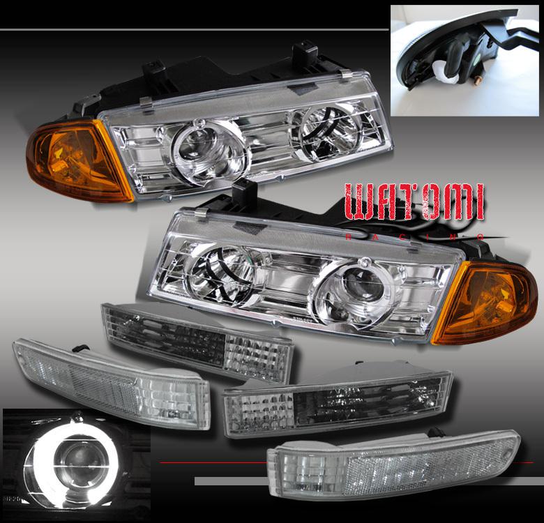 92-96 honda prelude projector headlight+bumper 93 94 95