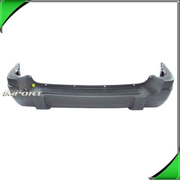 99-00 jeep grand cherokee rear bumper cover raw matte black plastic non-primed