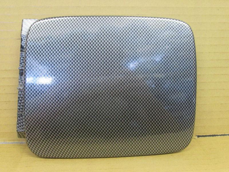 [d2411] jdm:nissan:fairlady-z:gcz32:carbon look finish fuel lid x2set