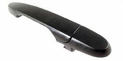 06-12 cv impala outside door handle smooth black with keyhole front left hand -