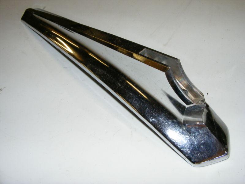 1949 ford hood ornament chrome (no lucite) ratrod nice used condition