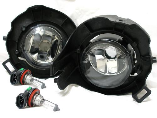 Nissan 05-10 frontier pathfinder driving fog light lamp rl h pair w/2 bulbs new