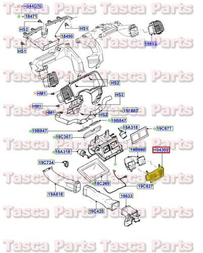 New oem instrument trim panel medium satin nickel / color 2003-2005 ford aviator