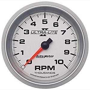 Autometer 3-3/8in. tach; 10000 rpm; in-dash