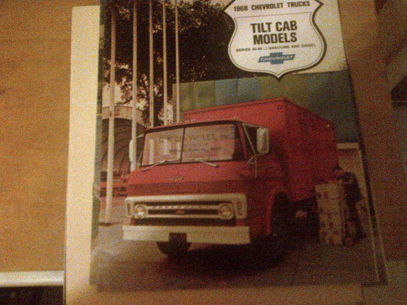 1968 chevy tilt cab trucks     brochure        -