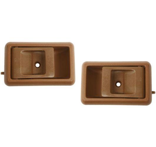 Toyota corolla pickup truck brown inner interior inside door handle pair set