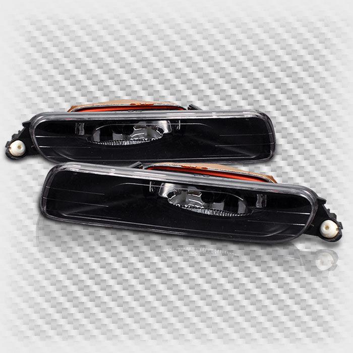 1999-2001 bmw e46 3-series 4 door clear bumper fog lights lamp pair new set