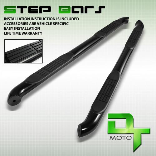 05-09 equinox 3" side step nerf bars running step board black powder coated