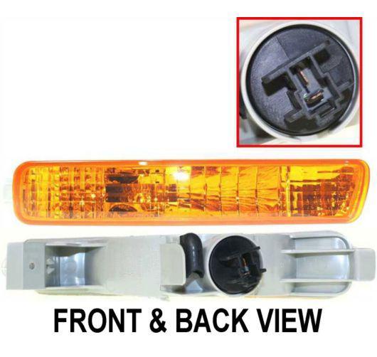 94-95 honda accord front bumper mounted turn signal parking light r right