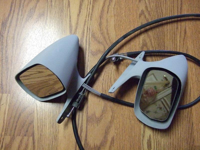 Ford mustang ii pinto sport racing mirrors rh/lh oem nr