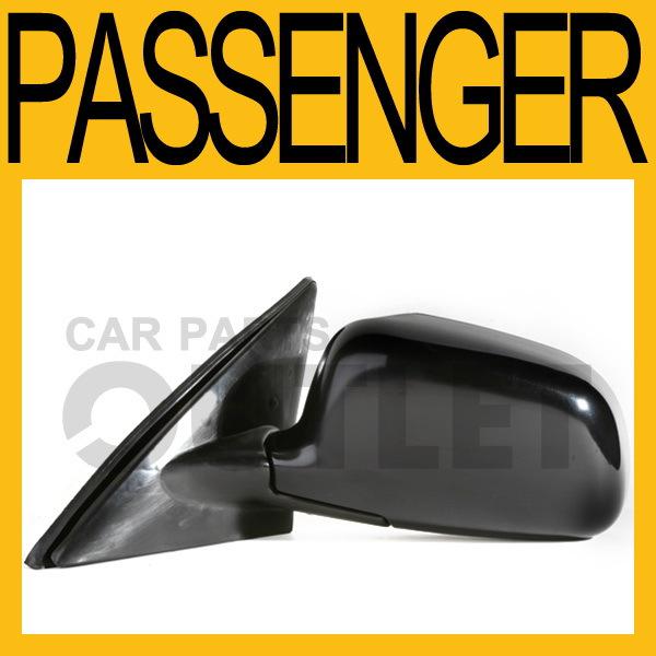 97-02 mitsubishi mirage right side manual mirror 4dr sedan mi1321104 foldable rh