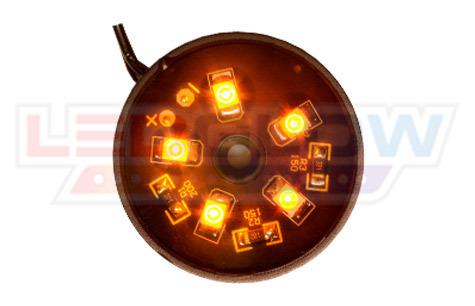 New 8pc orange pod 40 led under dash neon lighting kit