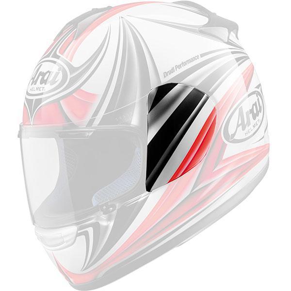 Arai shield cover set - dynamic red