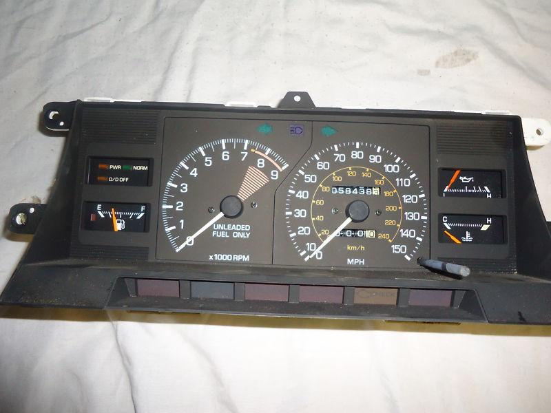 1987 toyota mr2 guage cluster