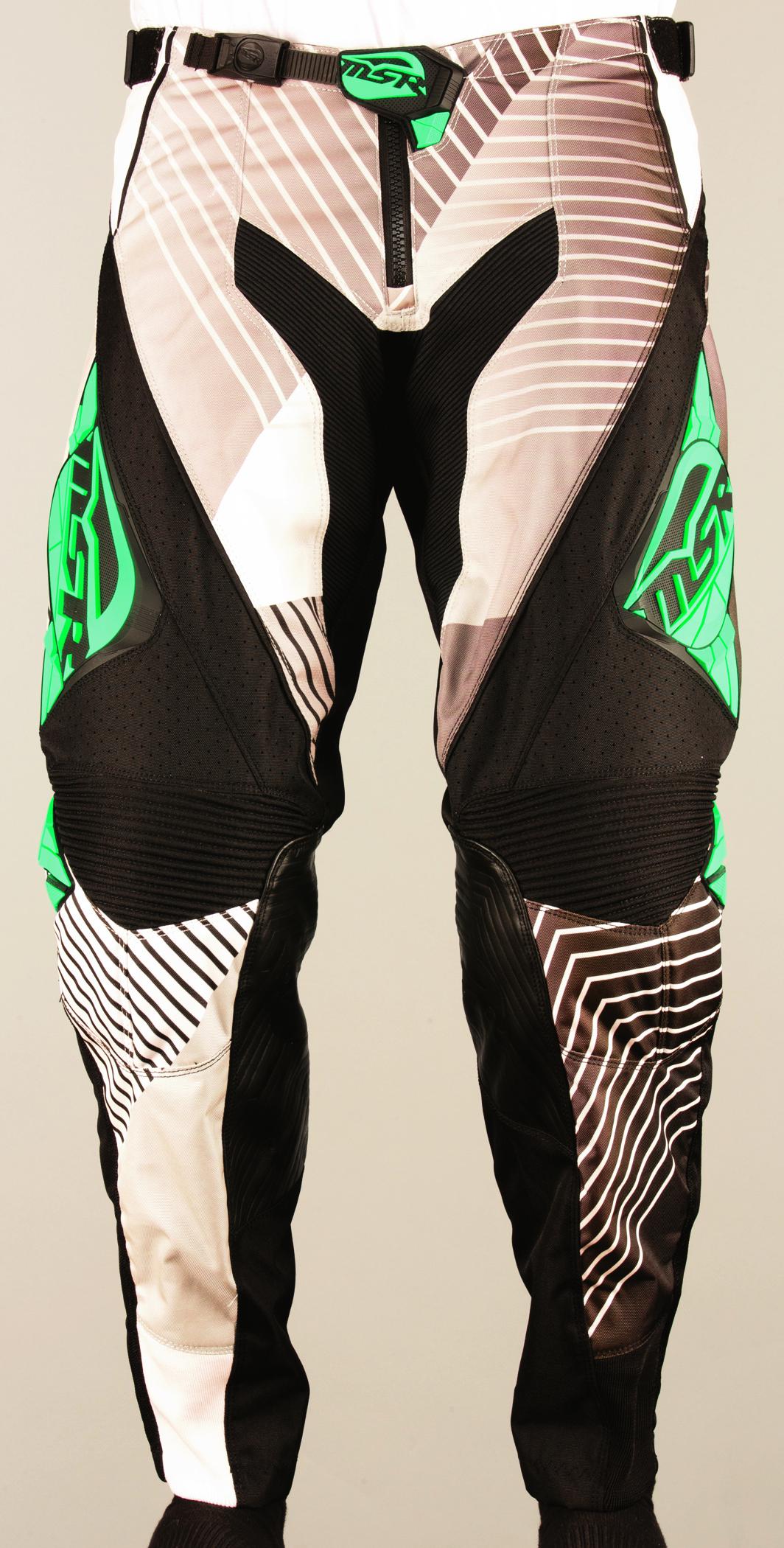 Msr m13 nxt pulse motocross pants green black 34