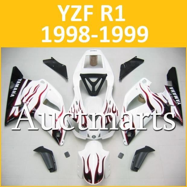 Fit yamaha yzf r1 98 99 yzfr1 1998 1999 1000 fairing kit bodywork a5 b12