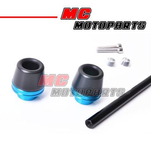 Blue front fork sliders protector honda cb600 hornet 98 99 00 01 02 03 04