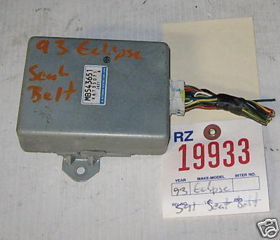 Mitsubishi 93 eclipse seat belt control unit/module 1993