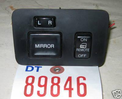 Lexus 93 es300 side view mirror switch black 1993