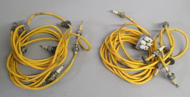 (2) cessna magneto harness teledyne continental engine ignition 10-821674-3 gold