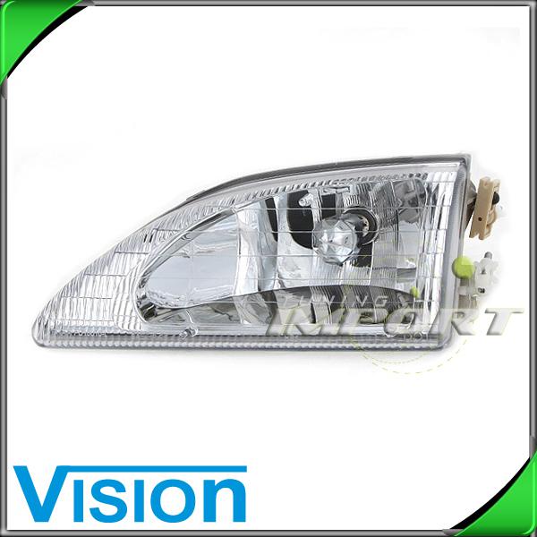 Driver side left l/h headlight lamp assembly replacement 1994-1998 ford mustang