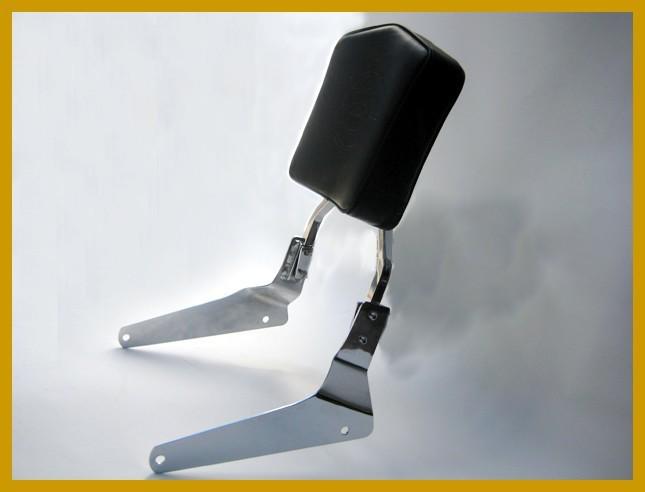 Honda '04-up shadow aero vt750 sissy bar & backrest pad