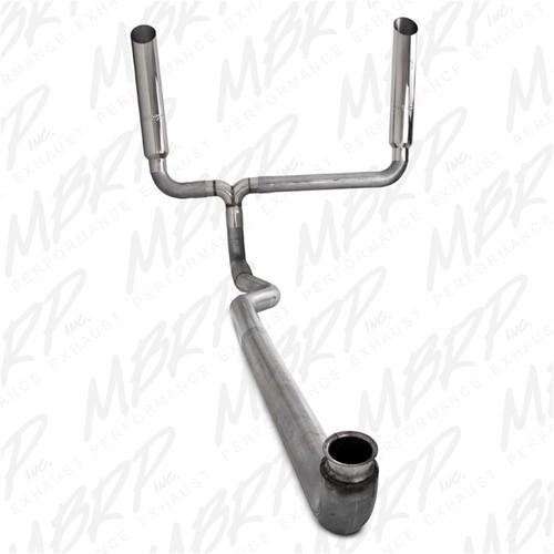 Mbrp exhaust s9000al smokers; installer series down pipe back exhaust system