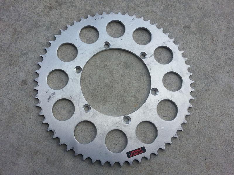 Sprockets specialist 58t kawasaki kx450 2006-2012