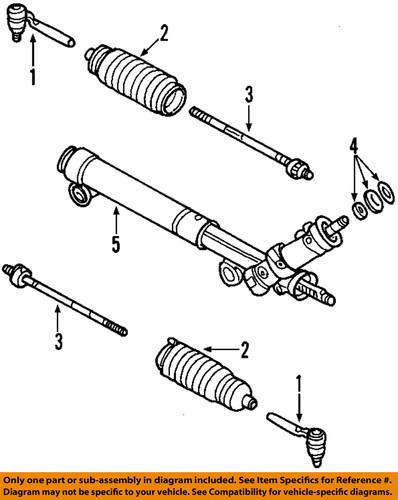 Gm oem 26089598 tie rod/steering tie rod end