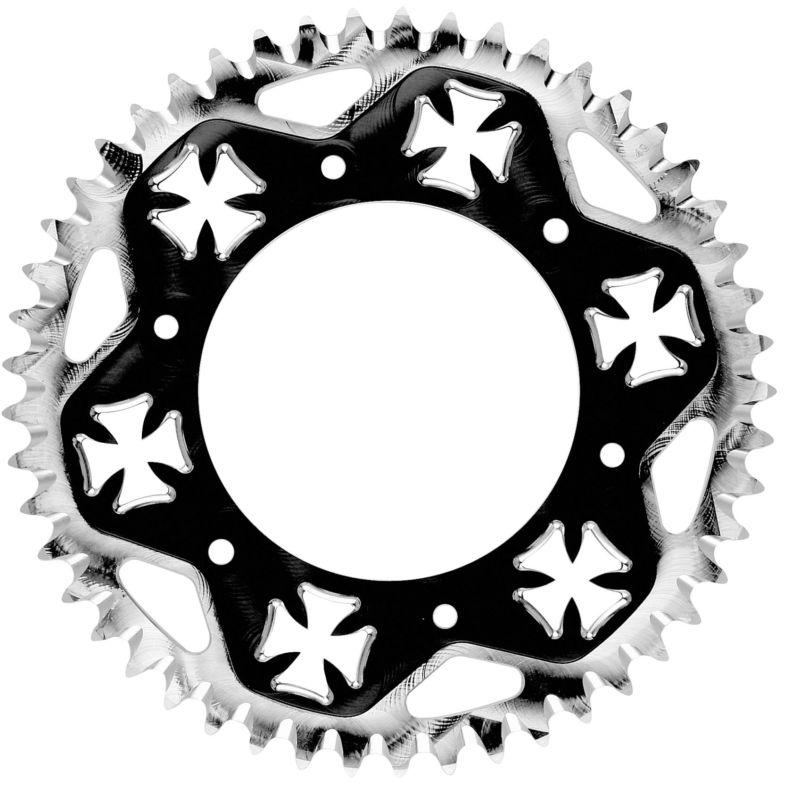 Hardstyle usa iron cross rear sprocket - black - 50t  hskt1-zblk50