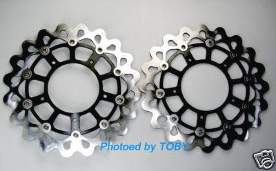 Front brake disc rotor yamaha r1 04 05 06 fz1 fazer h