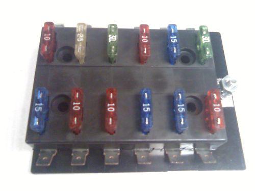 12 circuit atc/ato fuse panel w/o grounding pad auto car truck