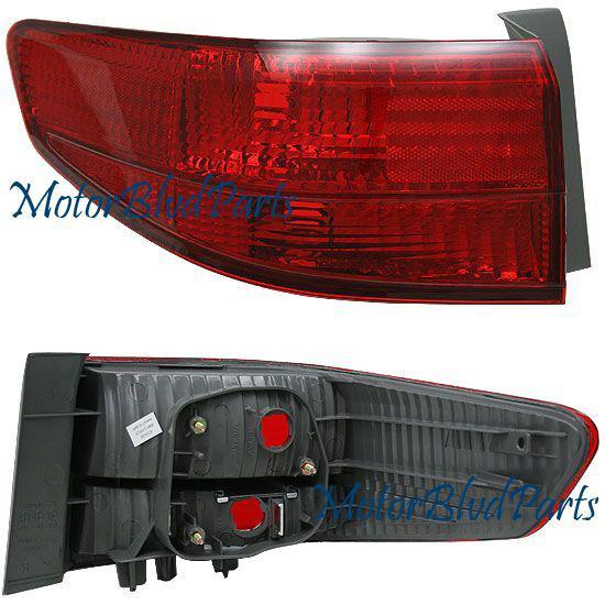 05 accord 4d outer tail light rear lamp driver left lh