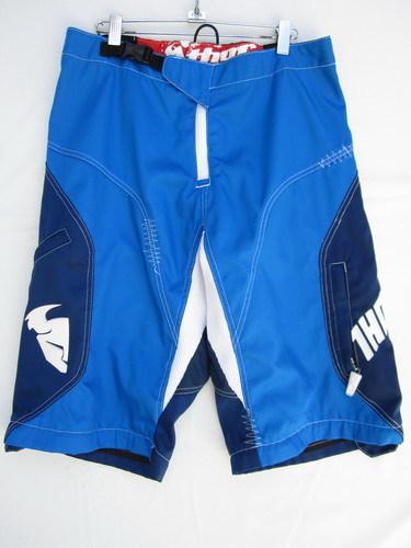 Thor static motocross shorts pants mx dirt bike motorcycle blue men 36 l lg lrg