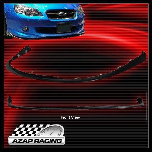 08-10 sti style urethane front bumper lip spoiler black for subaru legacy 4door