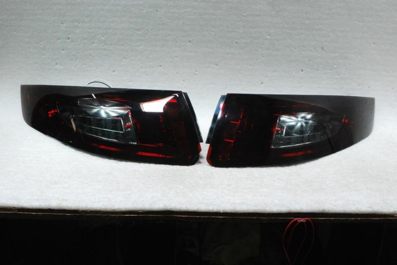 05-08 porsche 911 997 carrera 4/s/4s led red smoked tail brkae lights lamps