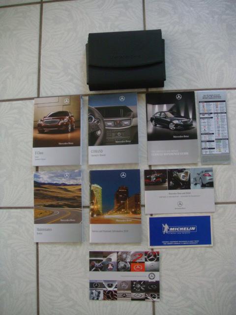 Mercedes  benz 2010  e class sedan e350 operator's manual+nav books