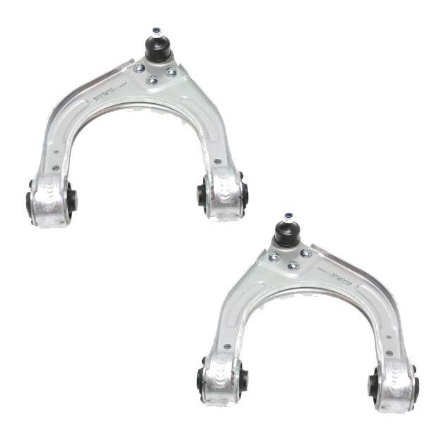 Control arm, pair set of 2, right+ left, front, upper, w/ ball joint & bushings