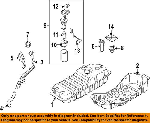 Kia oem 94460 3e000 fuel tank sending unit/switch, fuel sending