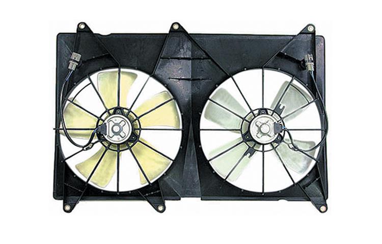 Depo ac condenser radiator cooling fan 01-03 toyota highlander l4 1636374290